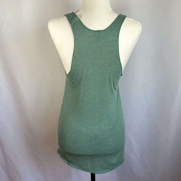 American Apparel Green Racerback Tank Top Size Medium - Picture 4 of 9